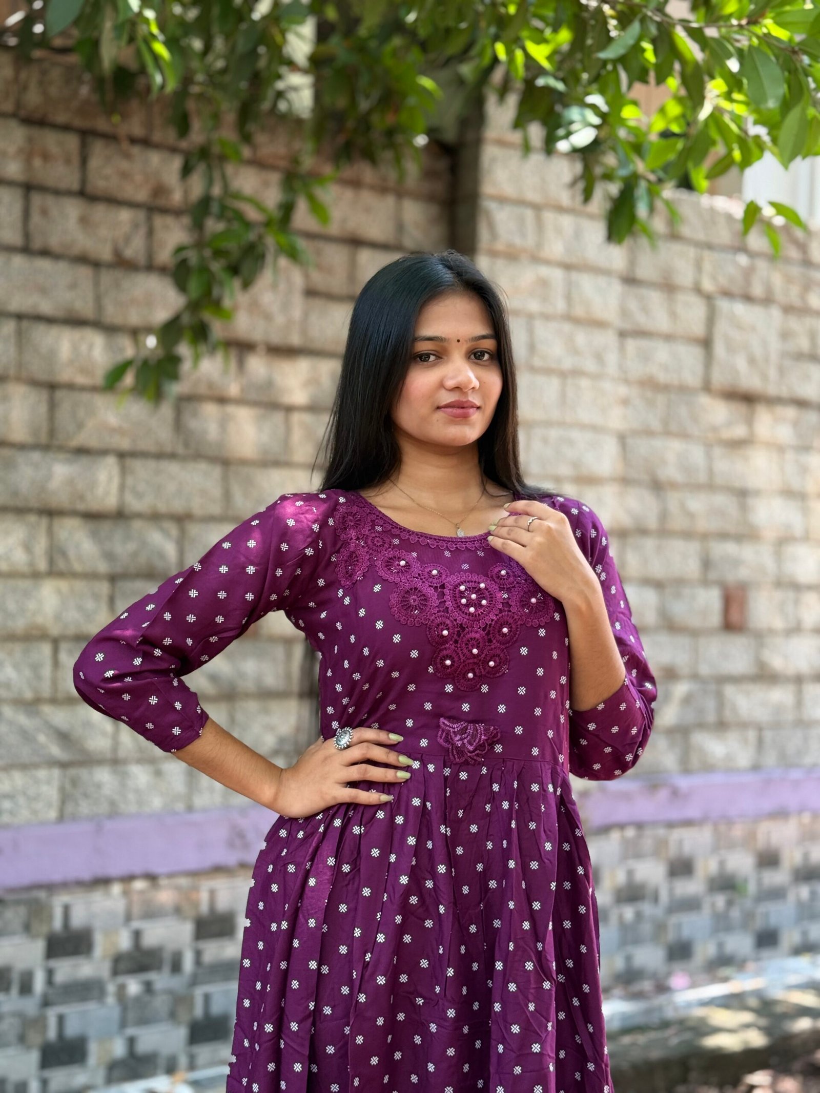 Royal Plum Grace - Elegant Bloom