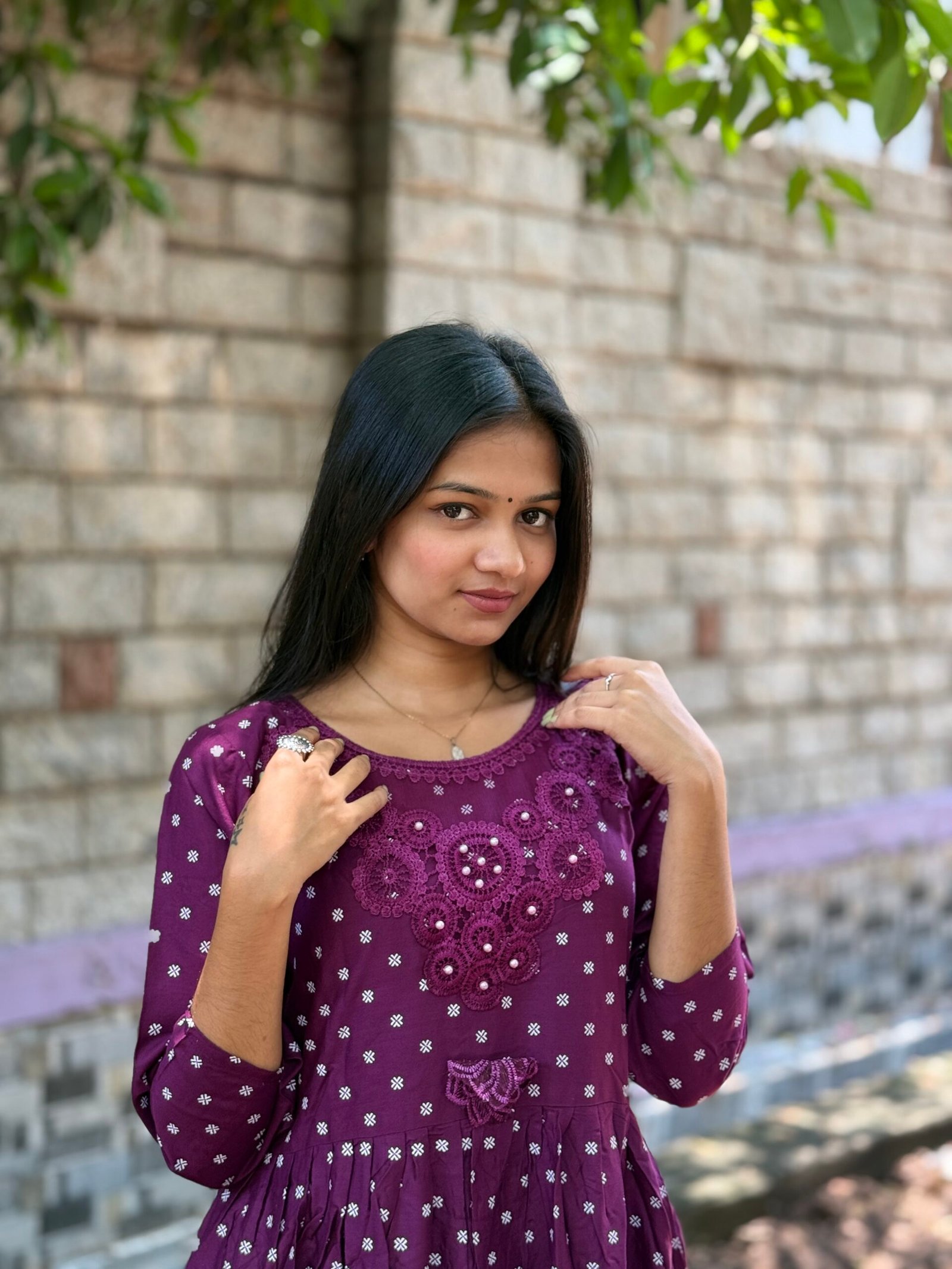 Royal Plum Grace - Elegant Bloom