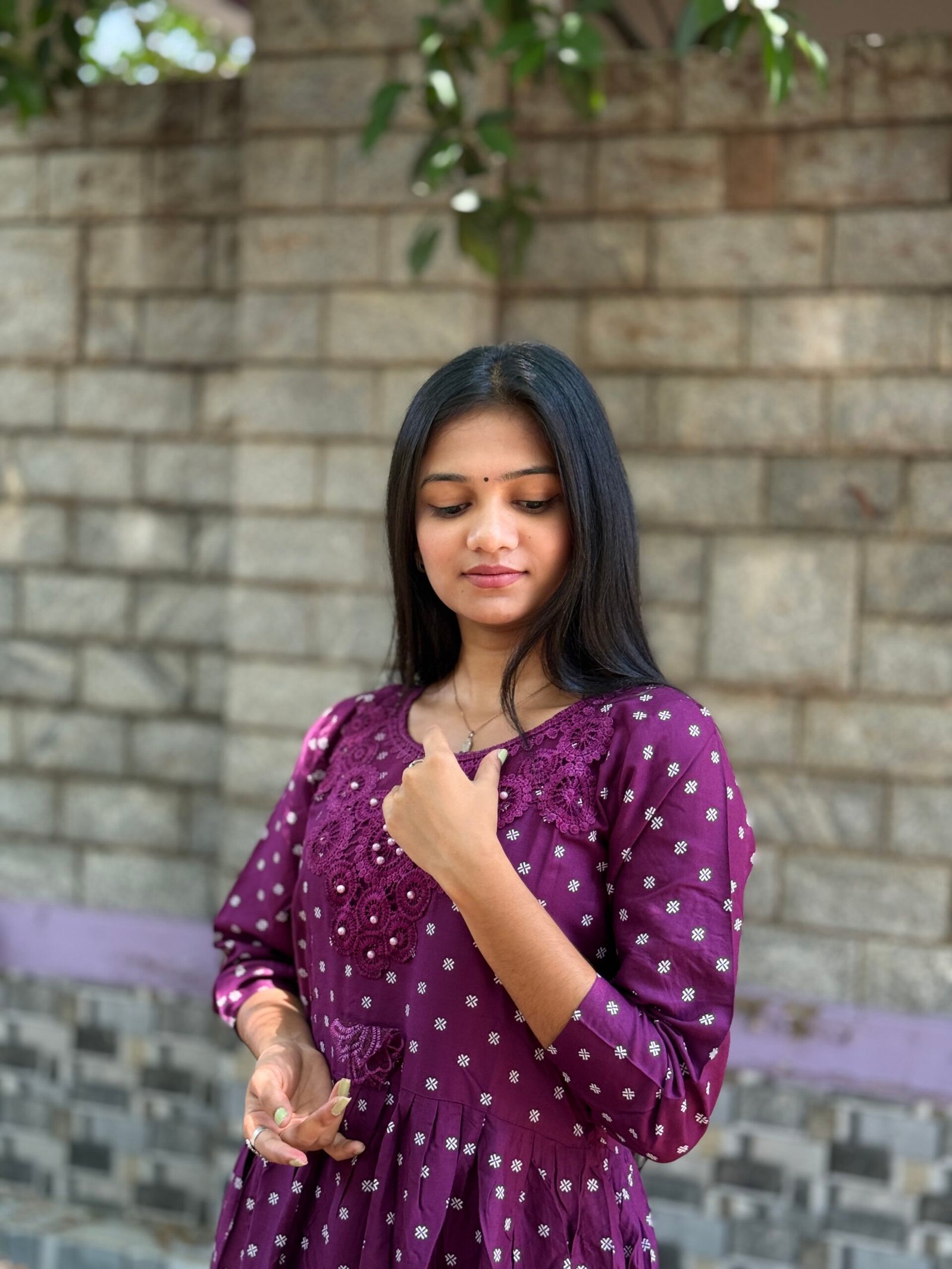 Royal Plum Grace - Elegant Bloom