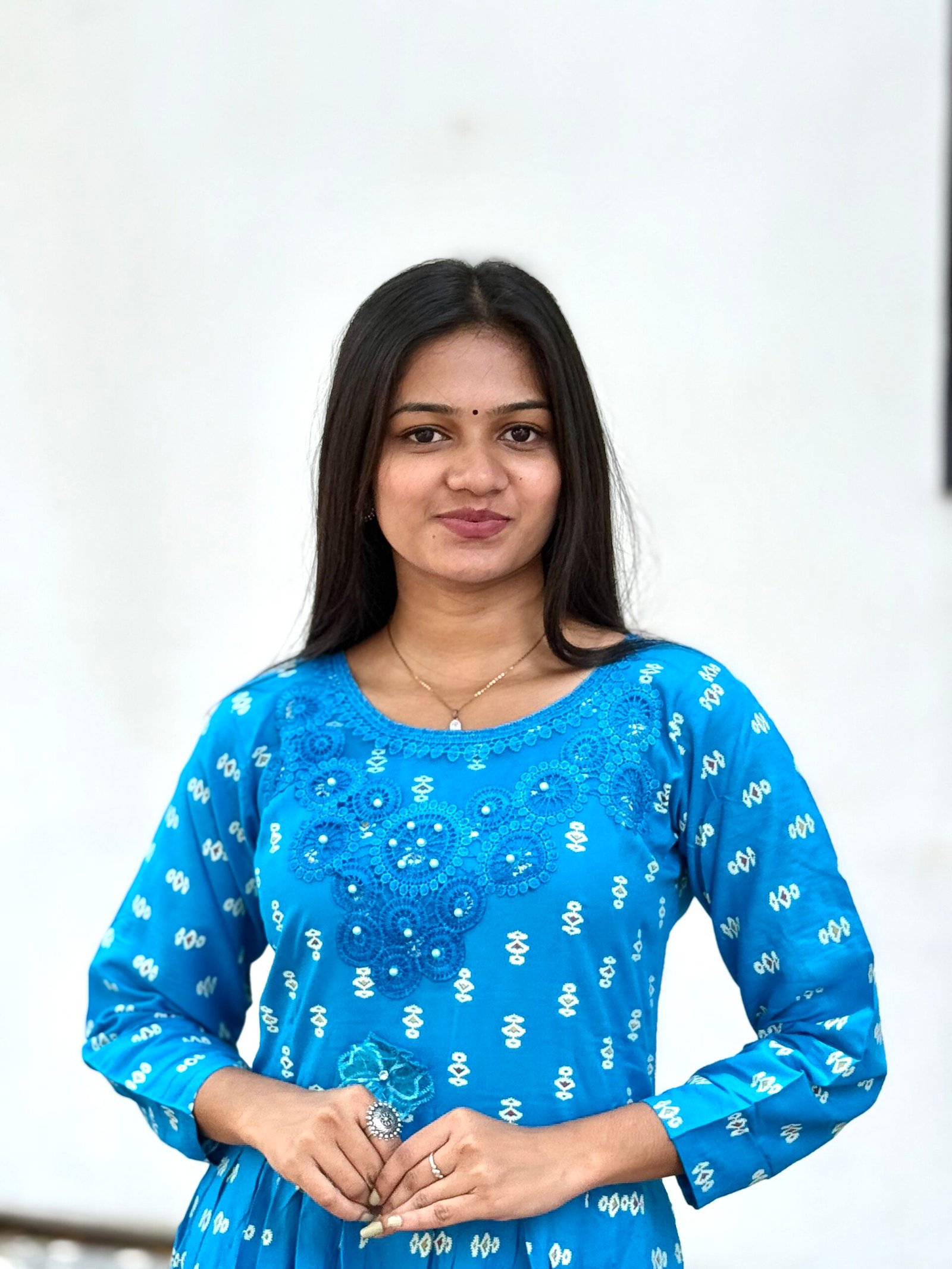 Sky Sapphire Bloom - Elegant Bloom