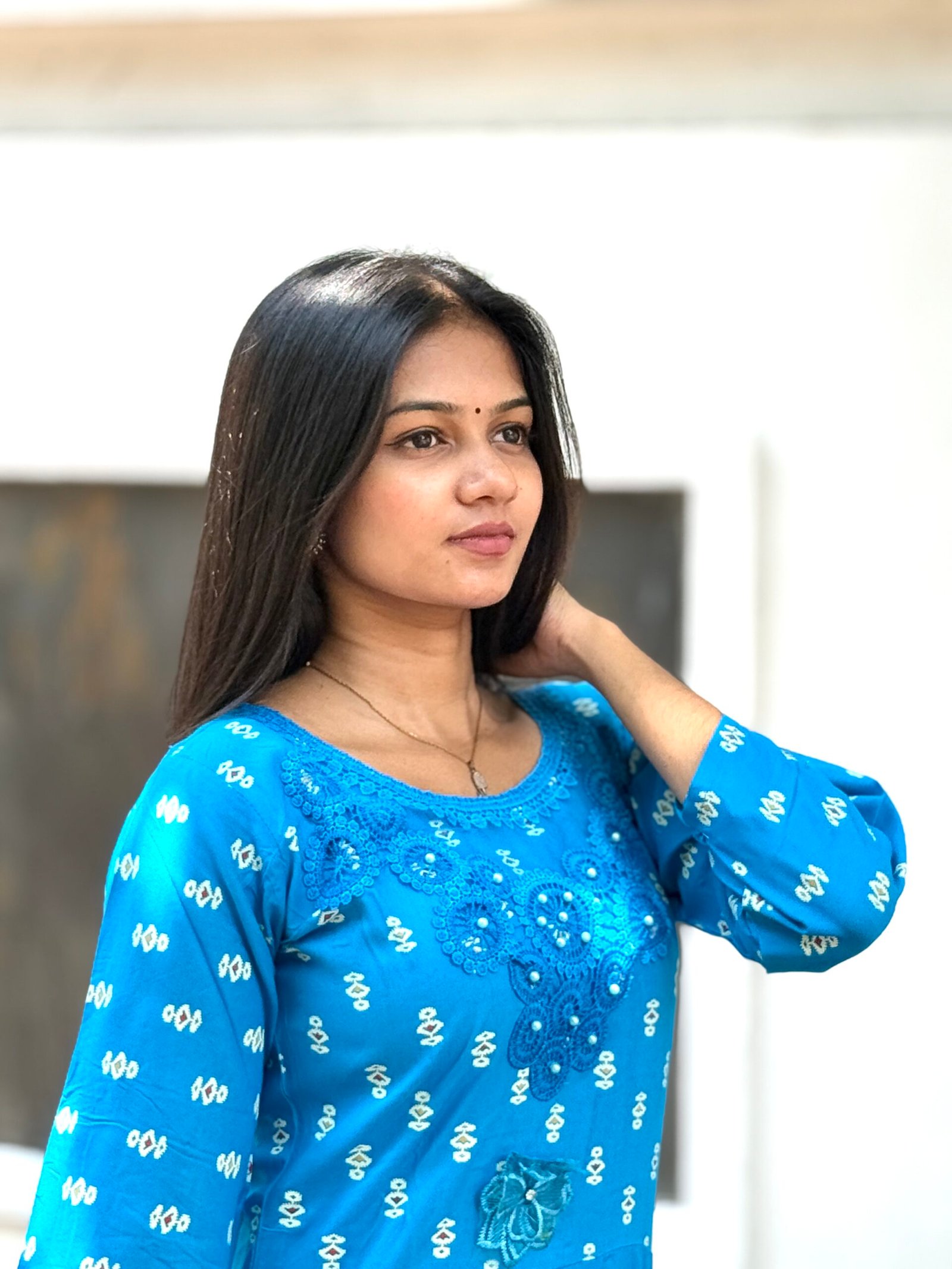 Sky Sapphire Bloom - Elegant Bloom