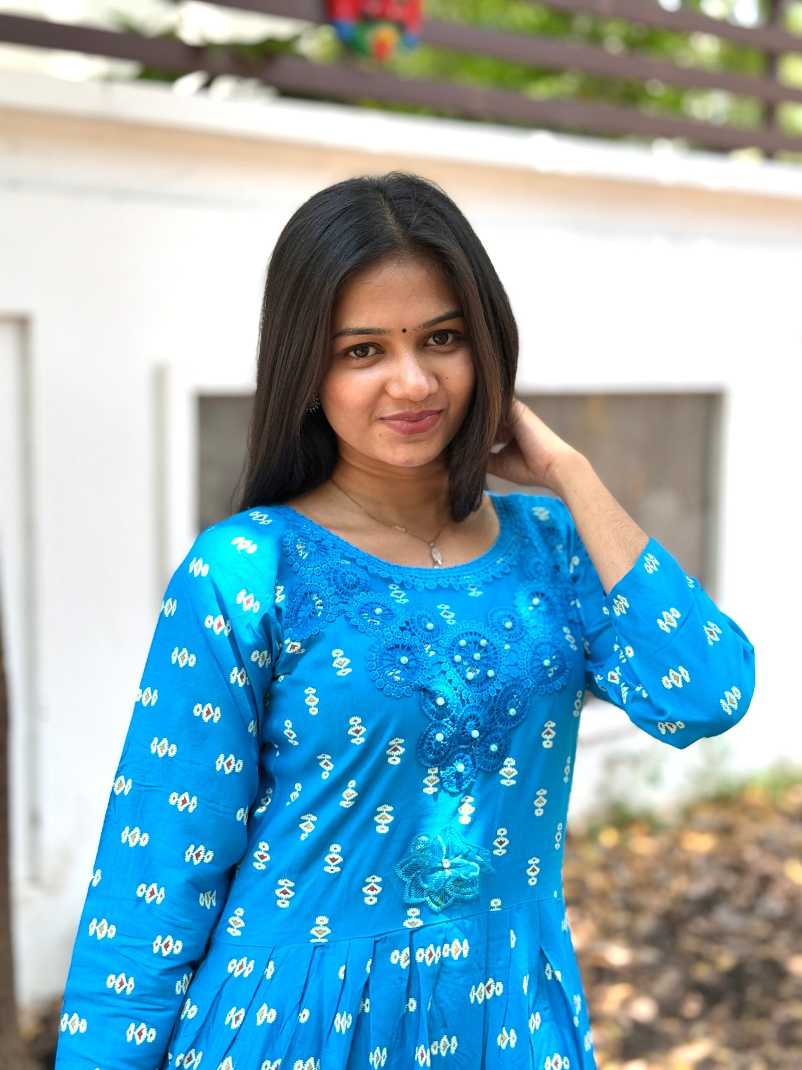 Sky Sapphire Bloom - Elegant Bloom